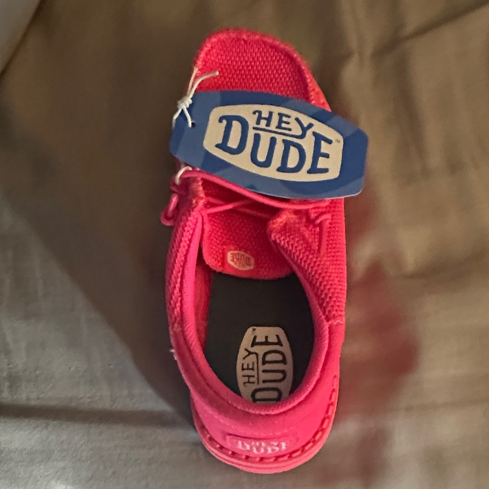 Hey Dude Kids Fuchsia Sneakers